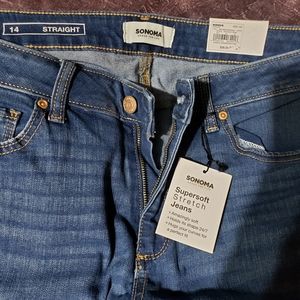 Sonoma straight mid rise jeans